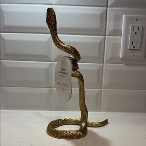 Threshold Gold Serpentine Candleholder